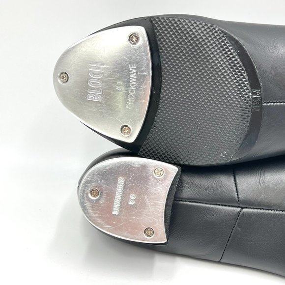 Bloch Women's Tap Flex Black Leather S0388L Split Sole Tap Dance Shoes 11.5 - Picture 10 of 12